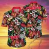 Kansas City Chiefs Tropical Tiki Pattern Hawaiian Shirt