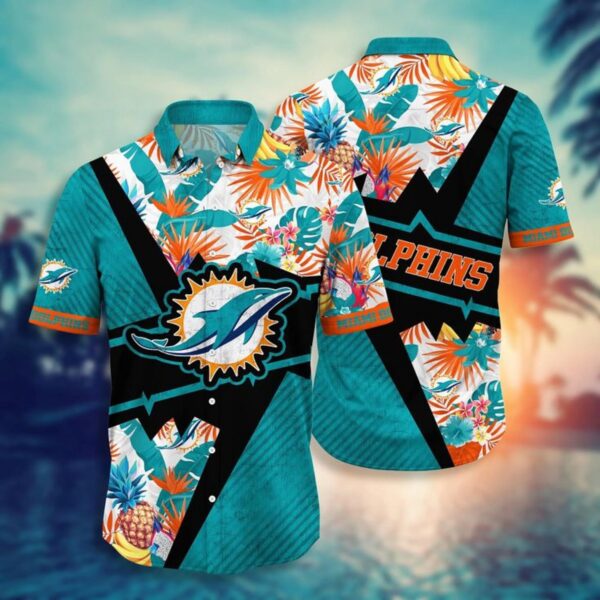 Miami Dolphins NFL Tropical Aloha Hawaiian Shirt Fan Gear