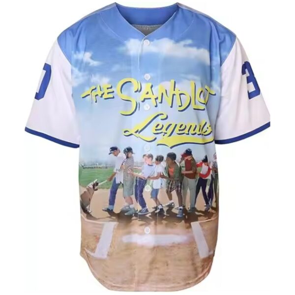 The Sandlot Legends Classic Movie Baseball Jersey
