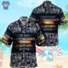 Dallas Cowboys Hawaiian Shirt with Tropical Floral and Sunset Print