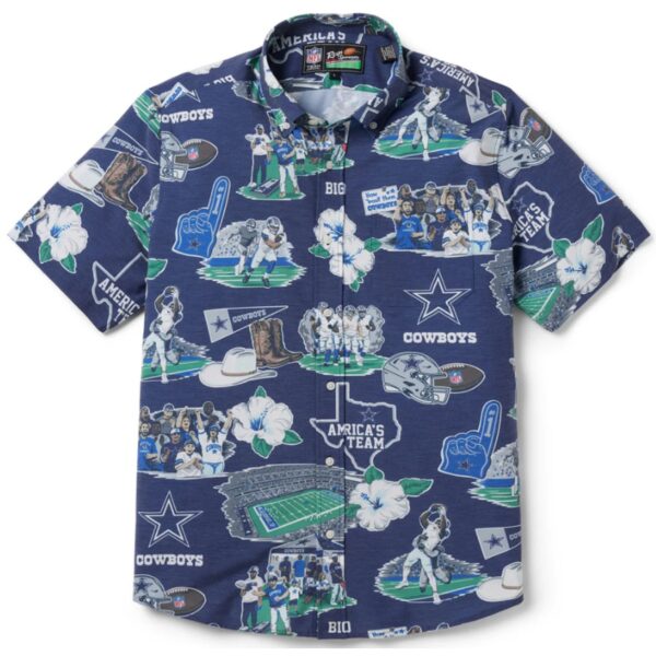 Dallas Cowboys Tropical Hawaiian Shirt
