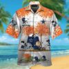 Hawaiian Shirt with Peanuts Characters and Dallas Cowboys Theme