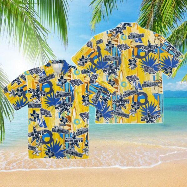 Men s Dallas Cowboys Tropical Hawaiian Shirt