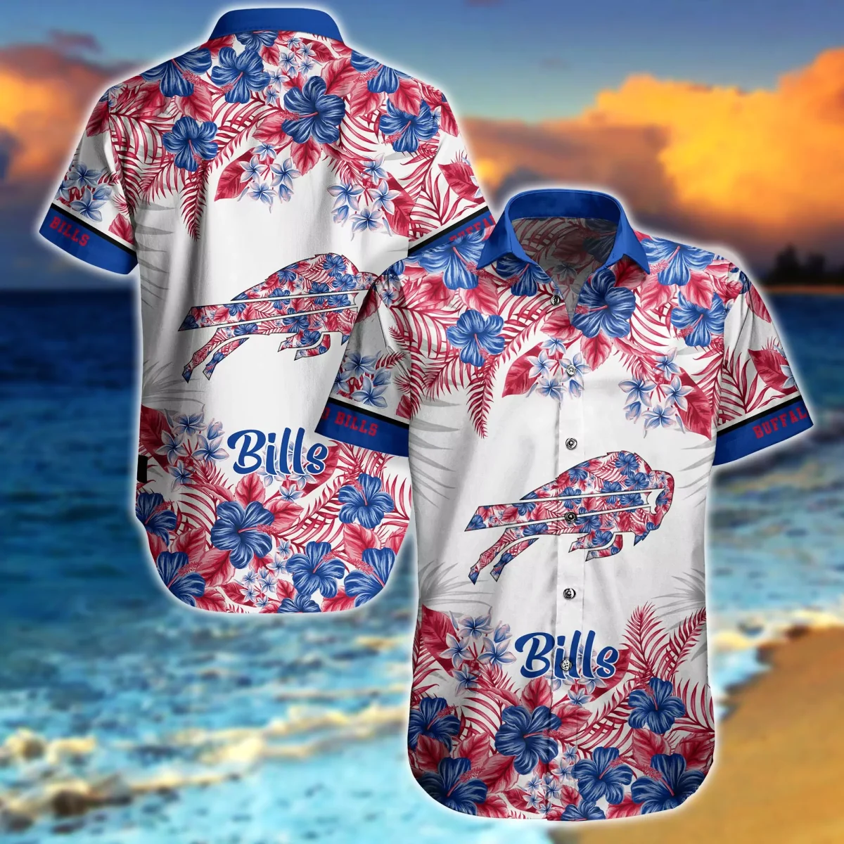 Buffalo Bills Tropical Hawaiian Shirt - NFL Fan Shirt