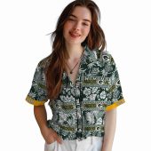 Customized Green Bay Packers Unisex Hawaiian Shirt Tropical Floral Pineapple Tribal Print Button Down 4 927fa.jpg - sohemix