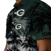 Green Bay Packers Tropical Hawaiian Shirt With Palm Tree Sunset Print Unisex Button Down 8 Qb4xr.jpg - sohemix