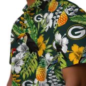 Green Bay Packers Tropical Toucan Pineapple Floral Green Hawaiian Button Down Shirt 8 Oioq0.jpg - sohemix