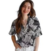 Green Bay Packers Unisex Black And White Tropical Monstera Leaf Hawaiian Button Down Shirt 4 7bjty.jpg - sohemix