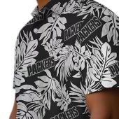 Green Bay Packers Unisex Black And White Tropical Monstera Leaf Hawaiian Button Down Shirt 8 830tx.jpg - sohemix