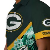 Green Bay Packers Unisex Hawaiian Shirt Tropical Floral Print Chevron Button Down 8 Jl1lv.jpg - sohemix