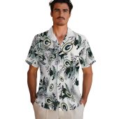 Green Bay Packers Unisex Hawaiian Shirt With Tropical Botanical Print Green White Casual Button Down 2 Xmnlx.jpg - sohemix