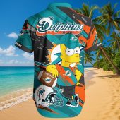 Men S Miami Dolphins Hawaiian Shirt With Bart Simpson Graphic And Dynamic Wave Print 2 9mxjp.jpg - sohemix