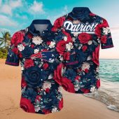 Men S New England Patriots Hawaiian Shirt With Red White Blue Floral Print Tropical Button Down 1 3fhh9.jpg - sohemix