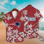 Men S Red New England Patriots Aloha Shirt With Tropical Floral Print 1 7iuq0.jpg - sohemix