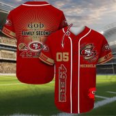 Men S San Francisco 49ers Red Baseball Jersey God First Family Second Personalized Fan Shirt 2 Nteh8.jpg - sohemix
