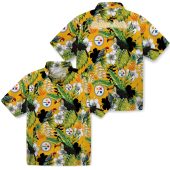 Pittsburgh Steelers Tropical Hawaiian Shirt With Toucan Pineapple Print Unisex Gold Yellow Button Down 3 Psdps.jpg - sohemix