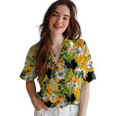 Pittsburgh Steelers Tropical Hawaiian Shirt With Toucan Pineapple Print Unisex Gold Yellow Button Down 4 Pj42s.jpg - sohemix