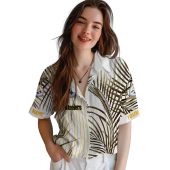 Pittsburgh Steelers Unisex Short Sleeve Button Down Hawaiian Shirt Tropical Palm Leaf Vertical Stripe Split Design With Team Logo 4 4dqy3.jpg - sohemix