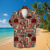 San Francisco 49ers Unisex Hawaiian Shirt Tribal Polynesian Print Button Down 2 G4nts.jpg - sohemix