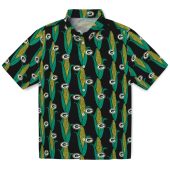 Unisex Green Bay Packers Corn Pattern Hawaiian Shirt Casual Button Down Aloha Fan Gear 1 Flwg6.jpg - sohemix