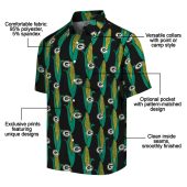 Unisex Green Bay Packers Corn Pattern Hawaiian Shirt Casual Button Down Aloha Fan Gear 5 Iiuum.jpg - sohemix