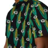 Unisex Green Bay Packers Corn Pattern Hawaiian Shirt Casual Button Down Aloha Fan Gear 8 Iinr7.jpg - sohemix