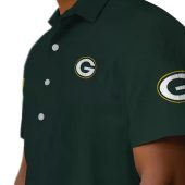Unisex Green Bay Packers Dark Green Button Down Shirt With Team Logo And Vertical Text 8 9b2tn.jpg - sohemix