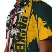 Unisex Green Bay Packers Hawaiian Shirt American Flag Lacing Graphic Dark Green Yellow Casual Button Down 8 Jfuen.jpg - sohemix