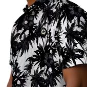 Unisex Green Bay Packers Hawaiian Shirt Black White Palm Tree Tropical Print Short Sleeve Button Down 8 N7xjm.jpg - sohemix