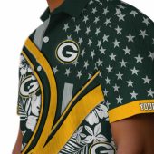Unisex Green Bay Packers Hawaiian Shirt Tropical Floral Star Print Wave Short Sleeve Button Down 8 W1aiz.jpg - sohemix