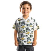 Unisex Green Bay Packers Hawaiian Shirt Tropical Palm Island Logo Print Casual Button Down 7 37b23.jpg - sohemix