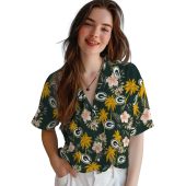 Unisex Green Bay Packers Hawaiian Shirt With Palm Tree Tropical Flower Print 4 11ye7.jpg - sohemix