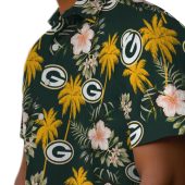 Unisex Green Bay Packers Hawaiian Shirt With Palm Tree Tropical Flower Print 8 4j9io.jpg - sohemix