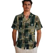 Unisex Green Bay Packers Hawaiian Shirt With Tribal Symbols Tiki Pineapple Pattern Short Sleeve Button Down 2 Wdao6.jpg - sohemix