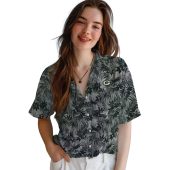 Unisex Green Bay Packers Hawaiian Shirt With Tropical Leaf Pattern Short Sleeve Button Down For Game Day Summer 4 6k8v5.jpg - sohemix