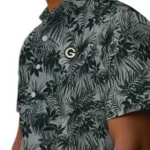 Unisex Green Bay Packers Hawaiian Shirt With Tropical Leaf Pattern Short Sleeve Button Down For Game Day Summer 8 Xei8w.jpg - sohemix