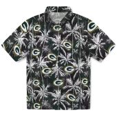 Unisex Green Bay Packers Hawaiian Shirt With Tropical Palm Tree And Team Logo Print Casual Button Down 1 K0mrj.jpg - sohemix
