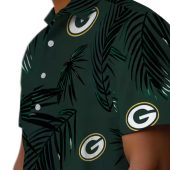 Unisex Green Bay Packers Palm Leaf Tropical Hawaiian Shirt Casual Short Sleeve Button Down 8 52i9e.jpg - sohemix