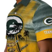 Unisex Green Bay Packers Tropical Hawaiian Shirt With Beach Scene Palm Trees Canoe Paddles Floral Print Short Sleeve Button Down For Summer 8 Iti3v.jpg - sohemix