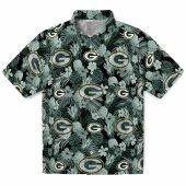 Unisex Green Bay Packers Tropical Hawaiian Shirt With Floral Pineapple Print Casual Button Down Fan Gear 1 Jn7oi.jpg - sohemix