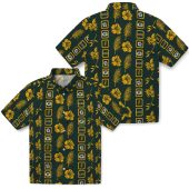 Unisex Green Bay Packers Tropical Hawaiian Shirt With Framed Logo And Floral Palm Pattern Casual Button Down 3 51yxv.jpg - sohemix
