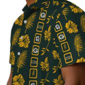 Unisex Green Bay Packers Tropical Hawaiian Shirt With Framed Logo And Floral Palm Pattern Casual Button Down 8 Ge0xu.jpg - sohemix