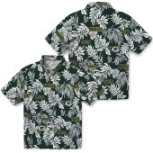 Unisex Green Bay Packers Tropical Leaf Hawaiian Shirt Green White Casual Button Down Fanwear 3 046yp.jpg - sohemix