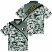 Unisex Green Bay Packers Tropical Sunset Palms Hawaiian Button Down Shirt 3 Dwryq.jpg - sohemix