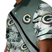 Unisex Green Bay Packers Tropical Sunset Palms Hawaiian Button Down Shirt 8 0cduj.jpg - sohemix