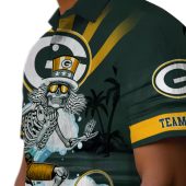 Unisex Hawaiian Shirt Green Bay Packers Surfing Skeleton Grateful Dead Graphic Tropical Beach Casual Button Down Shirt 8 Qh28t.jpg - sohemix