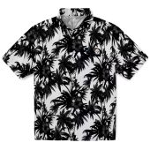 Unisex Pittsburgh Steelers Hawaiian Shirt Black White Palm Tree Tropical Print Short Sleeve Button Down 1 Ws8be.jpg - sohemix