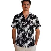 Unisex Pittsburgh Steelers Hawaiian Shirt Black White Palm Tree Tropical Print Short Sleeve Button Down 2 Erfuw.jpg - sohemix