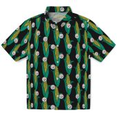 Unisex Pittsburgh Steelers Hawaiian Shirt With Corn Pattern Black Casual Button Down 1 Wfxw3.jpg - sohemix