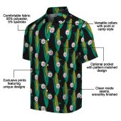 Unisex Pittsburgh Steelers Hawaiian Shirt With Corn Pattern Black Casual Button Down 5 Lwkvz.jpg - sohemix